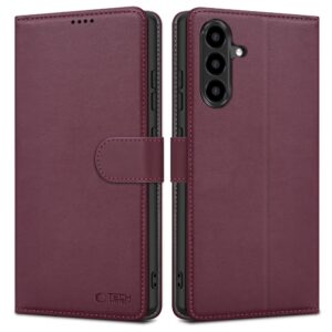 Tech-Protect Wallet Case for Samsung Galaxy A26 5G / A17 4G / 5G - Burgundyeng