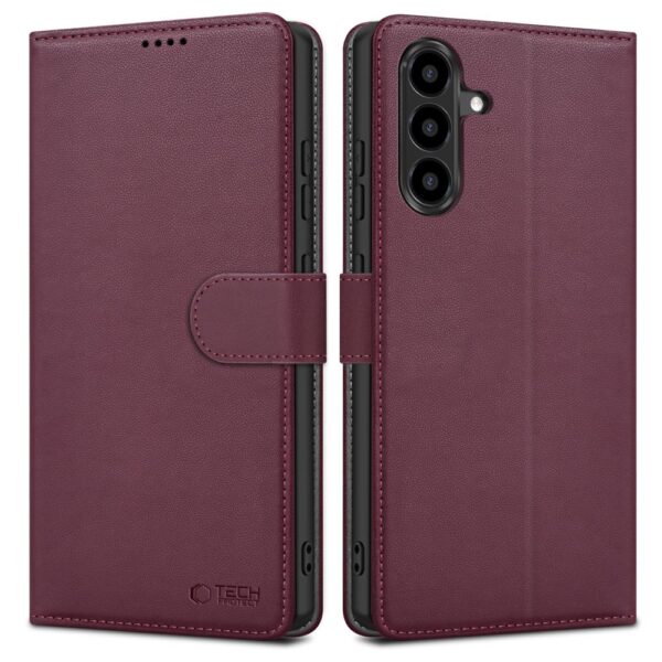 Tech-Protect Wallet Case for Samsung Galaxy A26 5G / A17 4G / 5G - Burgundyeng