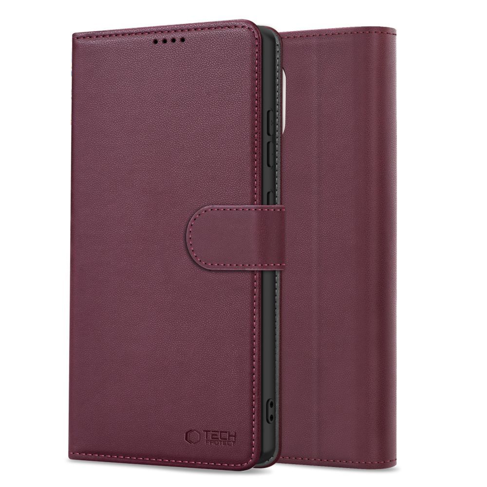 Tech-Protect Wallet Case for Samsung Galaxy A26 5G / A17 4G / 5G - Burgundyeng