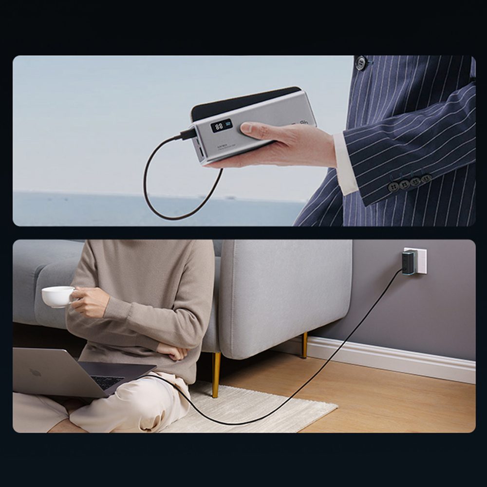 CUKTECH Type-C to Type-C 6A 240w cable 1.5m - Blackpol