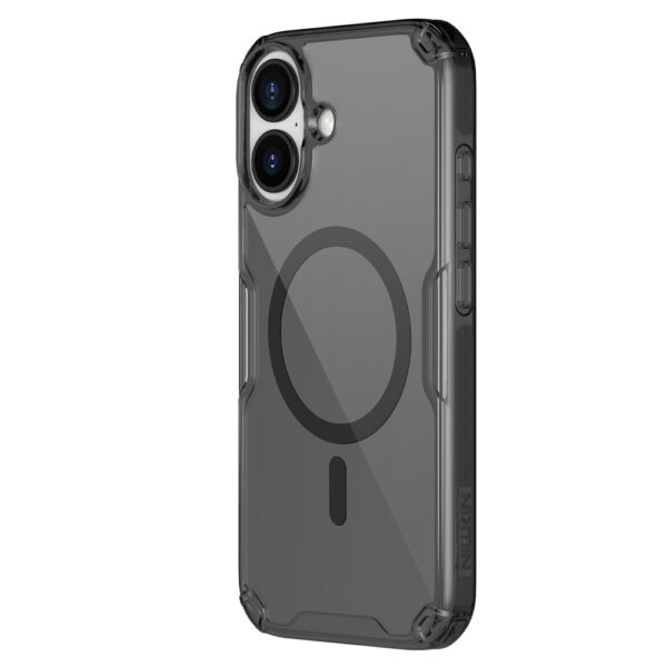 Nillkin Nature TPU Pro Magnetic Case Compatible with MagSafe for iPhone 17 Pro - Translucent Blackeng