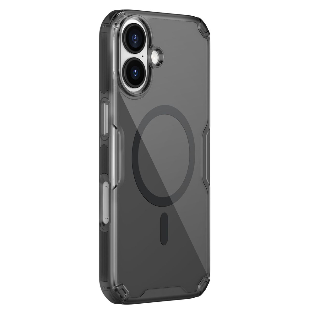 Nillkin Nature TPU Pro Magnetic Case Compatible with MagSafe for iPhone 17 Pro - Translucent Blackeng