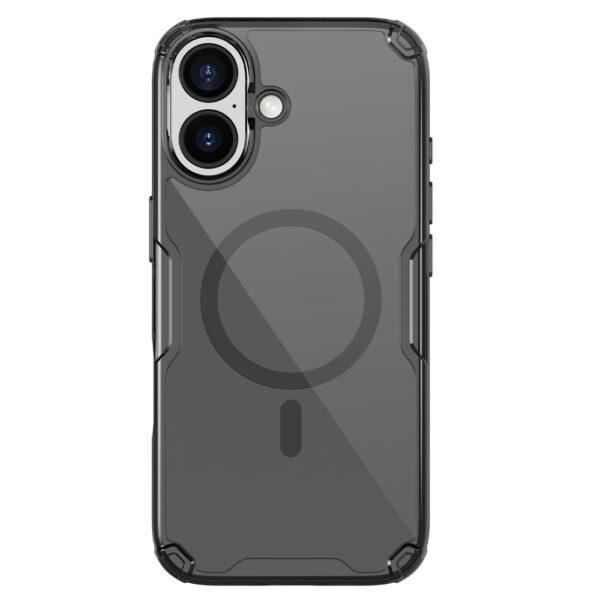 Nillkin Nature TPU Pro Magnetic Case Compatible with MagSafe for iPhone 17 Pro - Translucent Blackeng