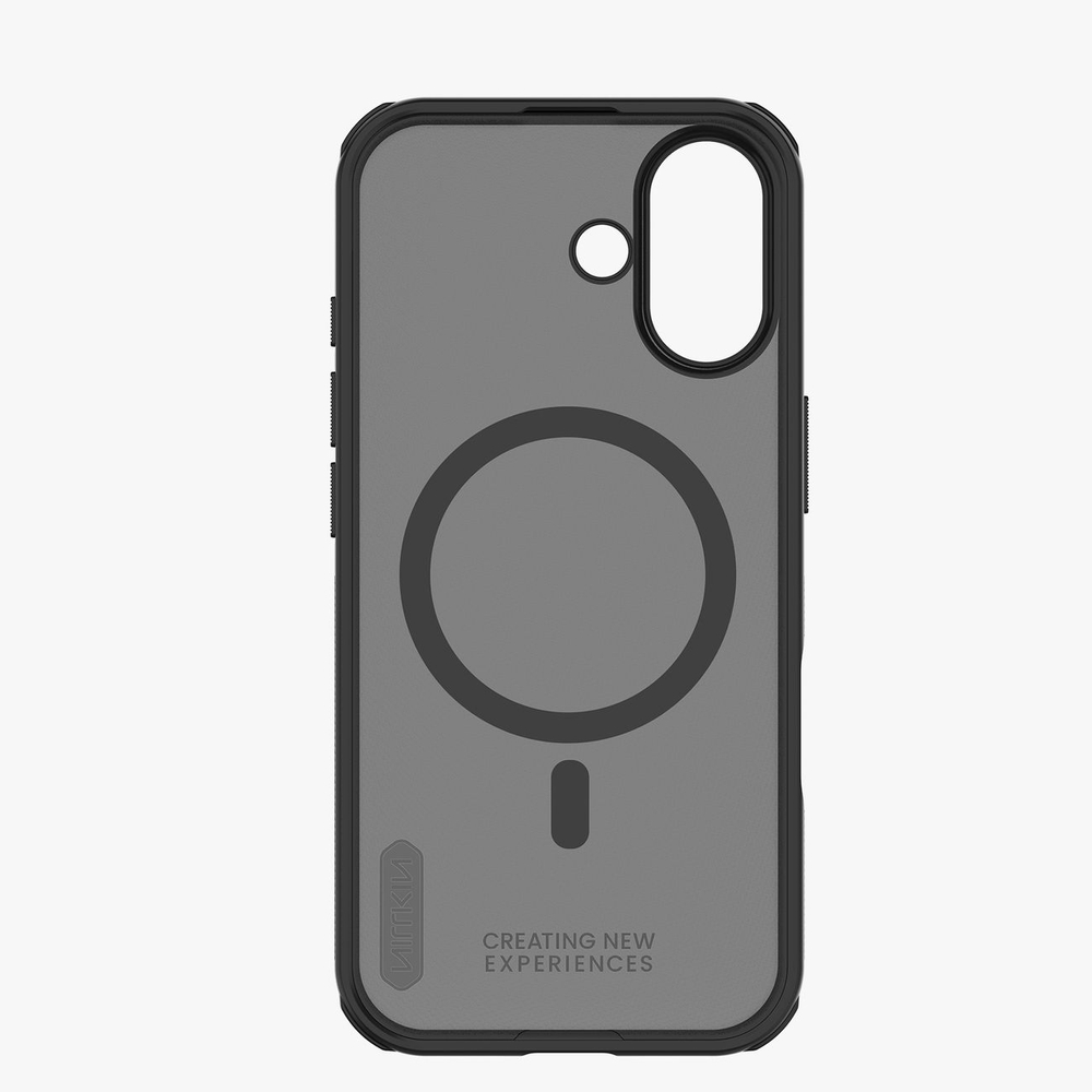 Nillkin Super Frosted Shield Pro Magnetic Case Compatible with MagSafe for iPhone 17 - Translucent Blackeng