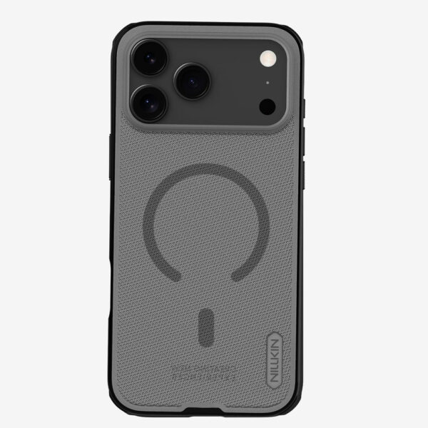Nillkin Super Frosted Shield Pro Magnetic Case Compatible with MagSafe for iPhone 17 Pro Max - Translucent Blackeng