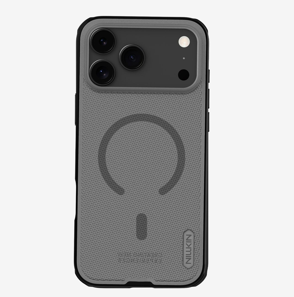 Nillkin Super Frosted Shield Pro Magnetic Case Compatible with MagSafe for iPhone 17 Pro Max - Translucent Blackeng