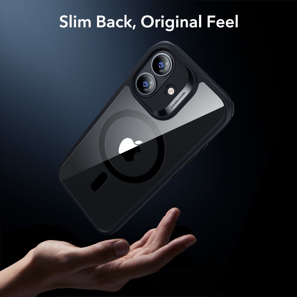 CREATOR: gd-jpeg v1.0 (using IJG JPEG v62), quality = 80 ESR Classic Hybrid MagSafe + Tempered Glass Set for iPhone 17 - Clear Blackeng