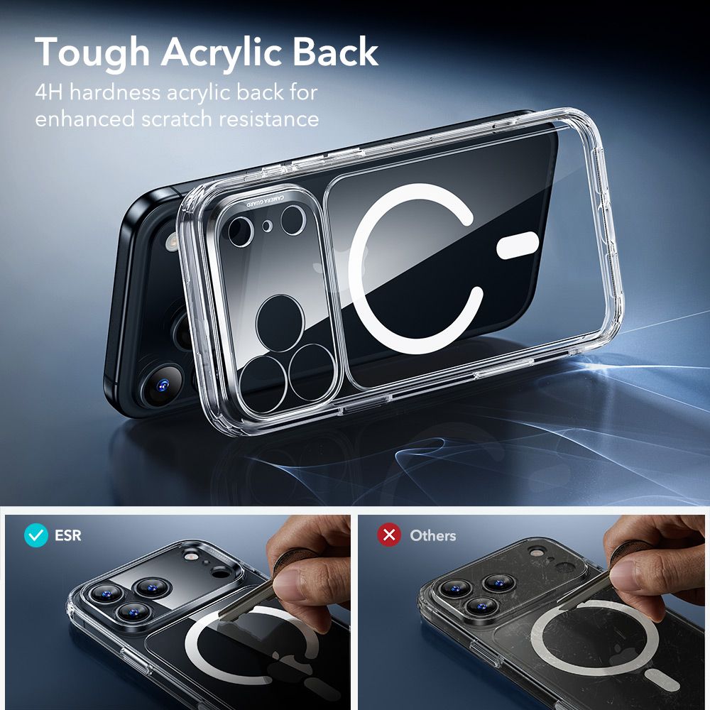 CREATOR: gd-jpeg v1.0 (using IJG JPEG v62), quality = 80 ESR Classic Hybrid MagSafe + Tempered Glass Set for iPhone 17 Pro - Cleareng