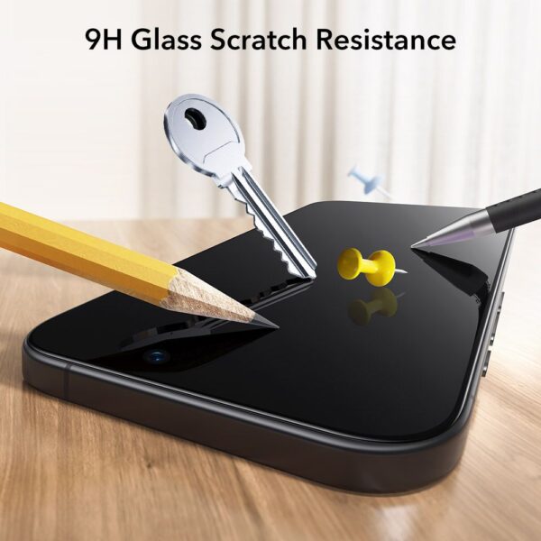 ESR UltraFit Tempered Glass 2-pack for iPhone 17 Pro Max - transparenteng