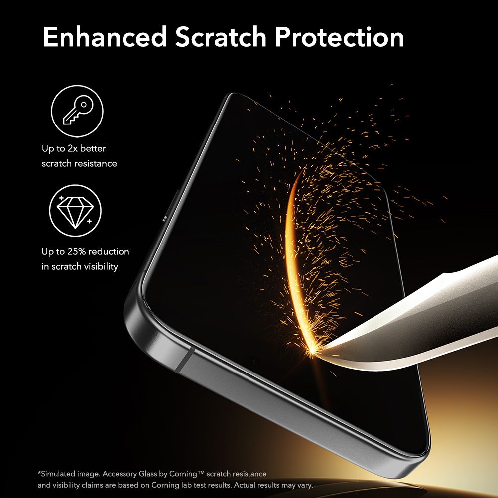 ESR UltraFit Armorite Pro Tempered Glass for iPhone 16 Pro / 17 - Transparenteng