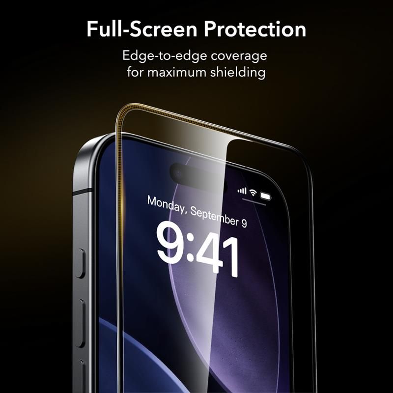 ESR UltraFit Armorite Pro Tempered Glass for iPhone 16 Pro / 17 - Transparenteng