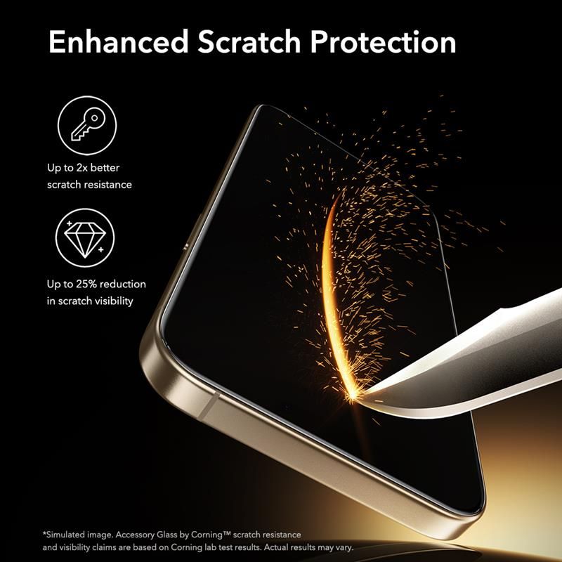 ESR UltraFit Armorite Pro Tempered Glass for iPhone 17 Pro Max - Cleareng
