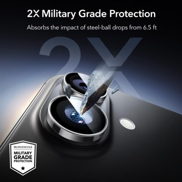 ESR Armorite Camera Cover for iPhone 16 / 16 Plus / 17 - Transparenteng