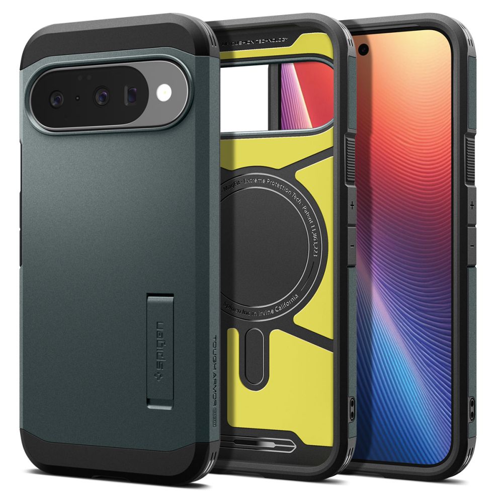 Spigen Tough Armor Mag MagSafe Case for Google Pixel 10 / 10 Pro - Greeneng