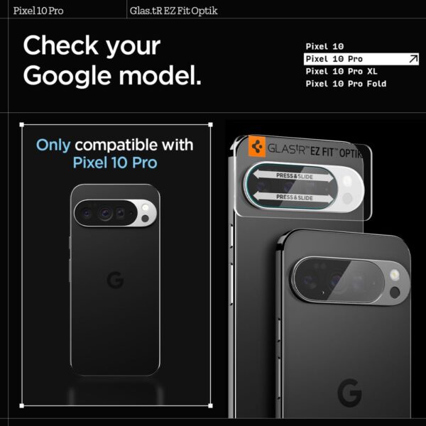 Spigen Optik Glas.tR Camera Cover 2-pack for Google Pixel 10 Proeng