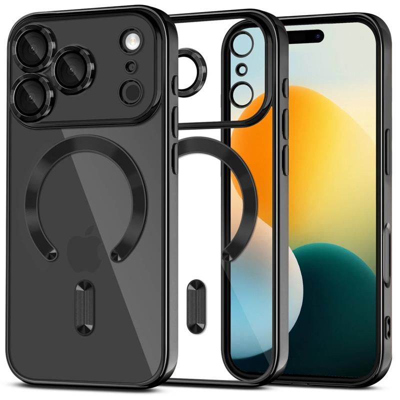 Tech-Protect MagFlex MagSafe Case for iPhone 17 Pro Max - Clear Blackeng