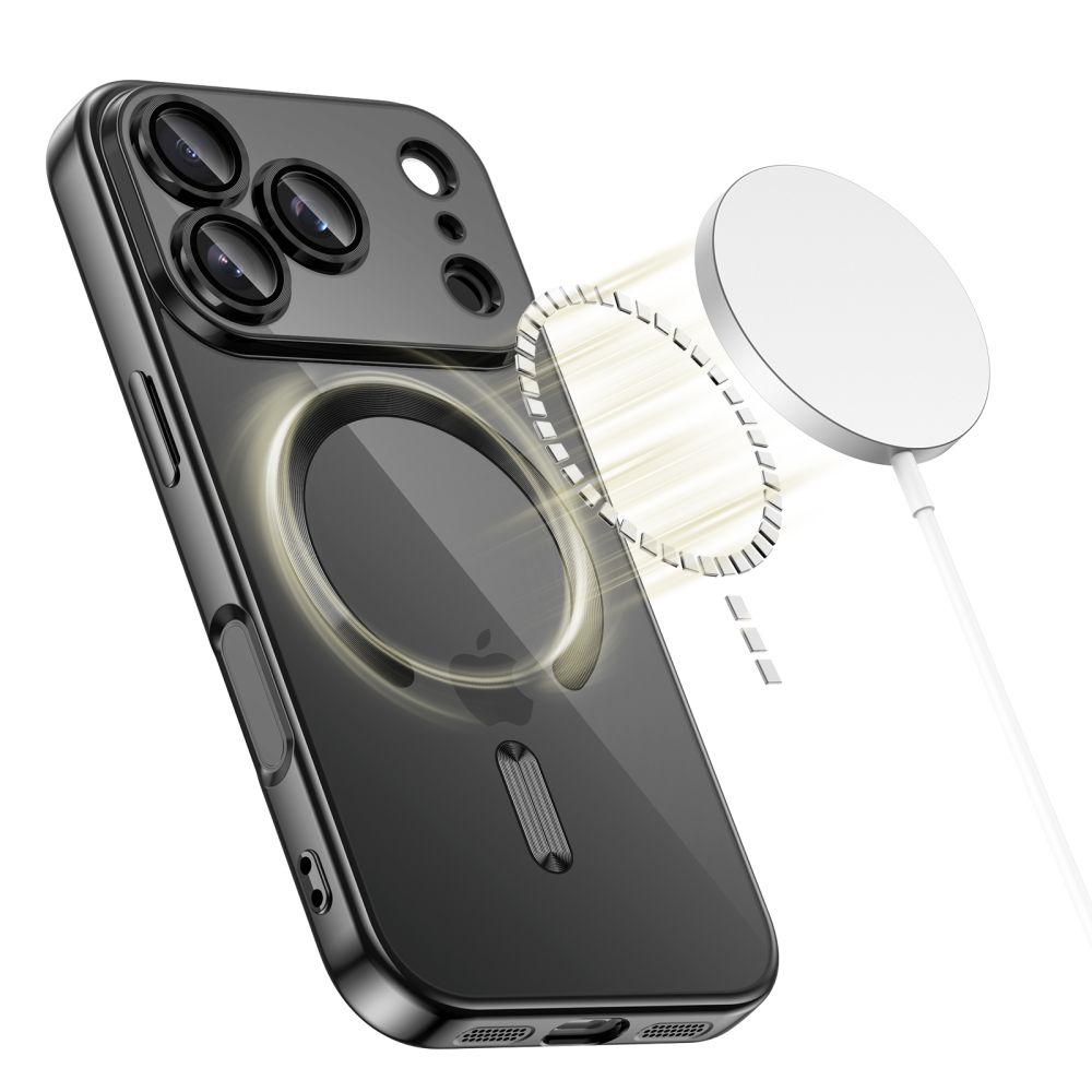 Tech-Protect MagFlex MagSafe Case for iPhone 17 Pro Max - Clear Blackeng