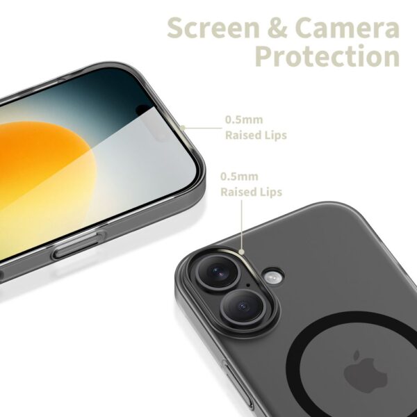 Tech-Protect MagSlim MagSafe case for iPhone 17 - matte blackeng