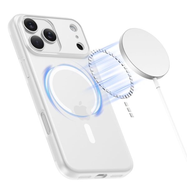 Tech-Protect MagSlim MagSafe Case for iPhone 17 Pro - Matte Whiteeng