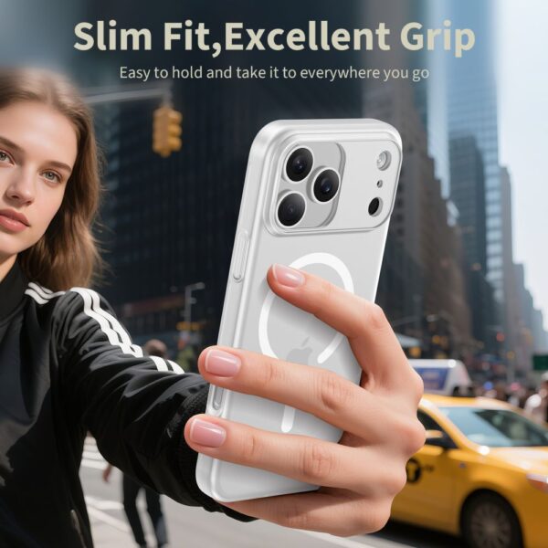 Tech-Protect MagSlim MagSafe Case for iPhone 17 Pro - Matte Whiteeng