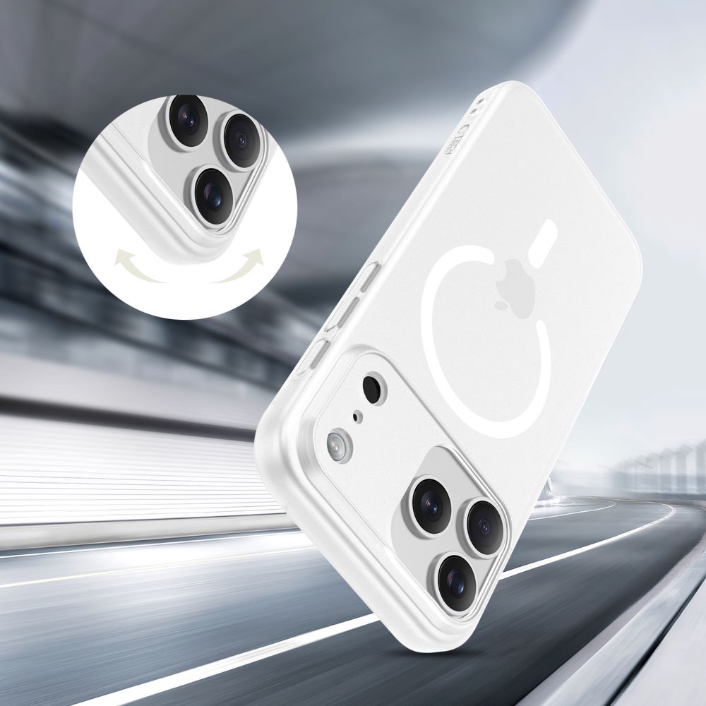 Tech-Protect MagSlim MagSafe Case for iPhone 17 Pro - Matte Whiteeng