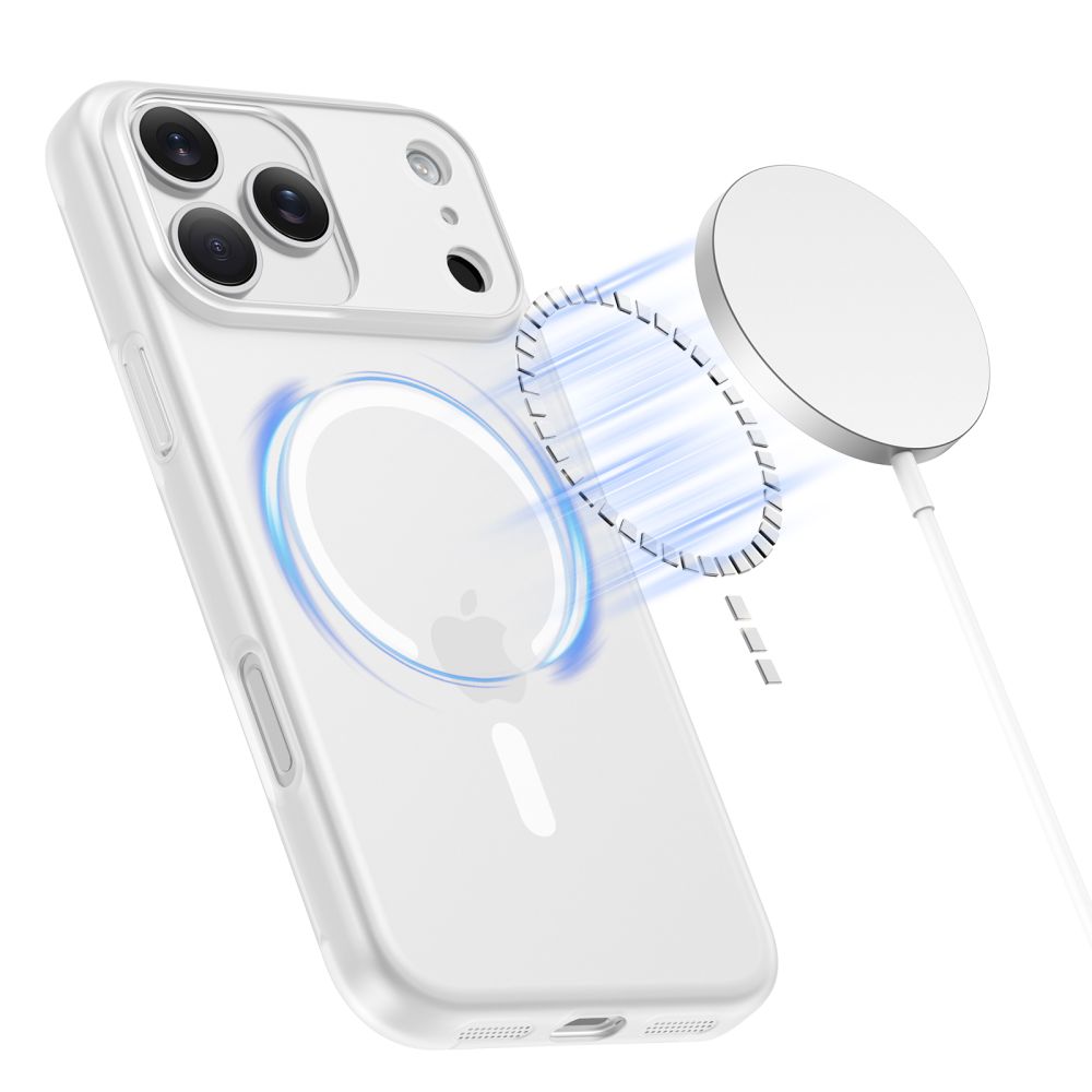 Tech-Protect MagSlim MagSafe Case for iPhone 17 Pro Max - Matte Whiteeng