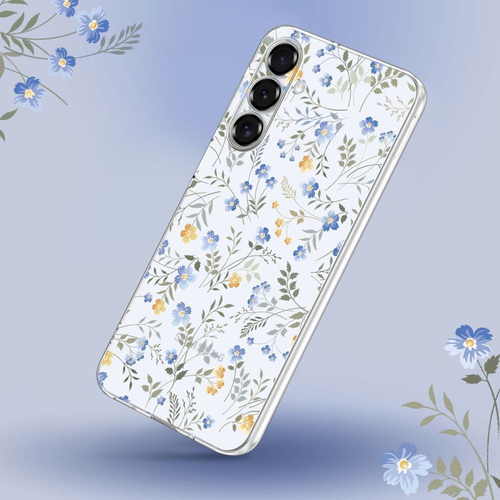 Tech-Protect FlexAir+ Case for Samsung Galaxy A17 4G / 5G - Daisies with Leaveseng