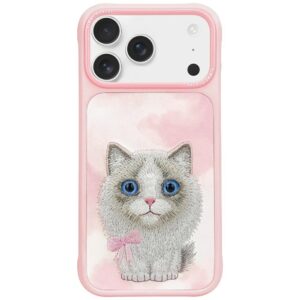 Nimmy Big Eyed Pet 2.0 Cat Case for iPhone 17 - Pinkeng