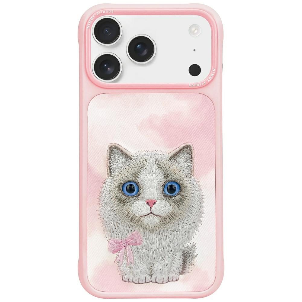199417_1 Nimmy Big Eyed Pet 2.0 Cat Case for iPhone 17 - Pinkeng