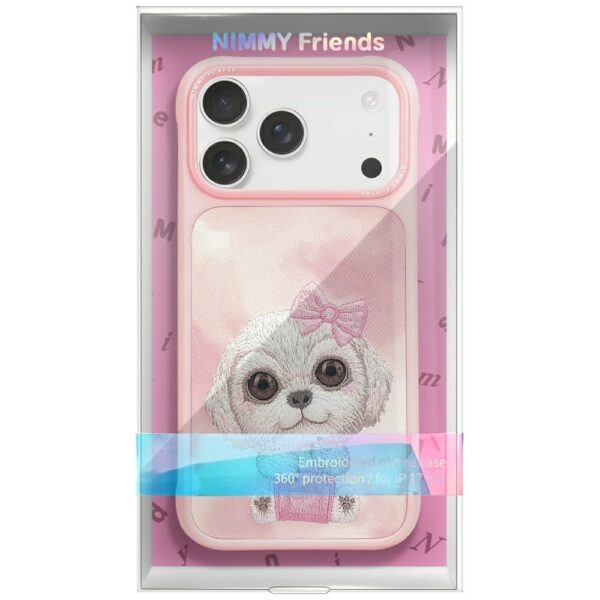 Nimmy Big Eyed Pet 2.0 Dog Case for iPhone 17 Pro Max - Pinkeng