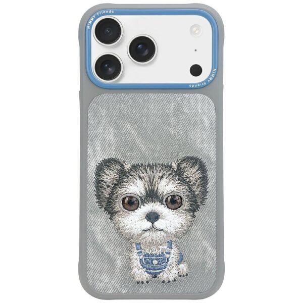 Nimmy Big Eyed Pet 2.0 Dog Case for iPhone 17 - Grayeng