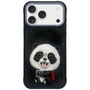Nimmy Big Eyed Pet 2.0 Panda case for iPhone 17 - blackeng