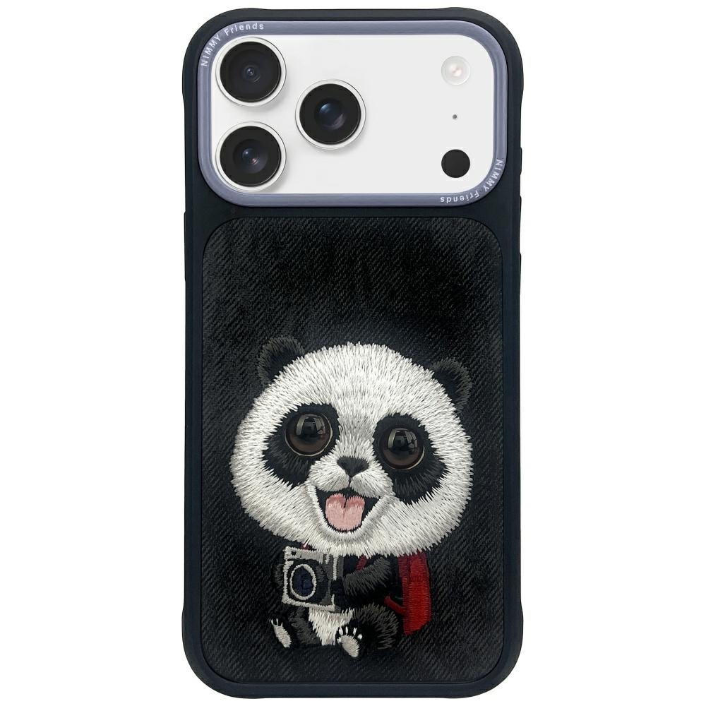 Nimmy Big Eyed Pet 2.0 Panda Case for iPhone 17 Pro Max - Blackeng