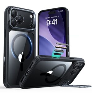 ESR Classic Hybrid Kickstand MagSafe Case for iPhone 17 Pro Max - Clear Blackeng