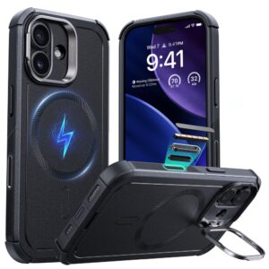 ESR Cyber ​​Kickstand MagSafe Case for iPhone 17 - Blackeng