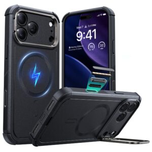 ESR Cyber ​​Kickstand MagSafe Case for iPhone 17 Pro - Blackeng