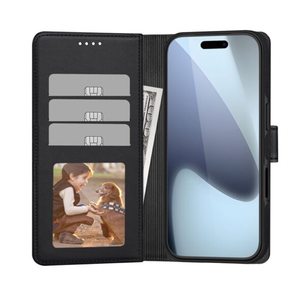 Tech-Protect Wallet MagSafe Case for iPhone 17 - Matte Blackeng