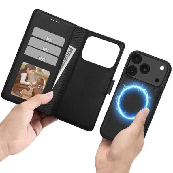 Tech-Protect Wallet MagSafe Case for iPhone 17 Pro Max - Matte Blackeng