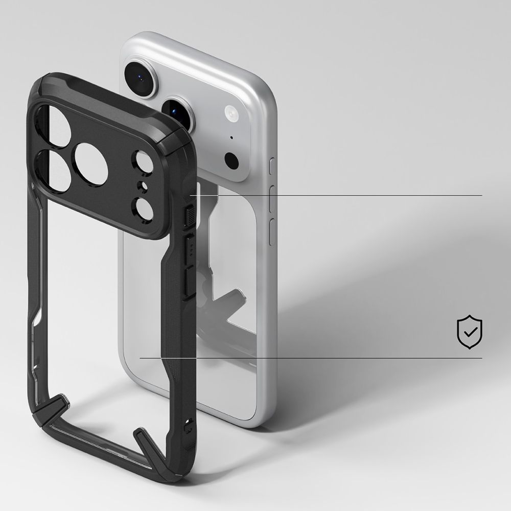 Ringke Fusion X Case for iPhone 17 Pro Max - Blackeng