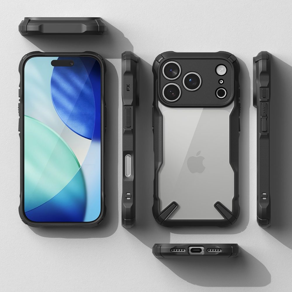 Ringke Fusion X Case for iPhone 17 Pro Max - Blackeng