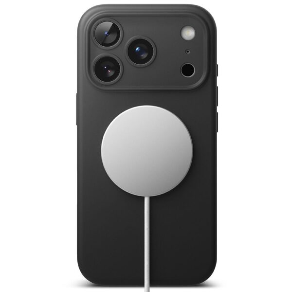 Ringke Silicone Magnetic MagSafe Case for iPhone 17 Pro Max - Blackeng