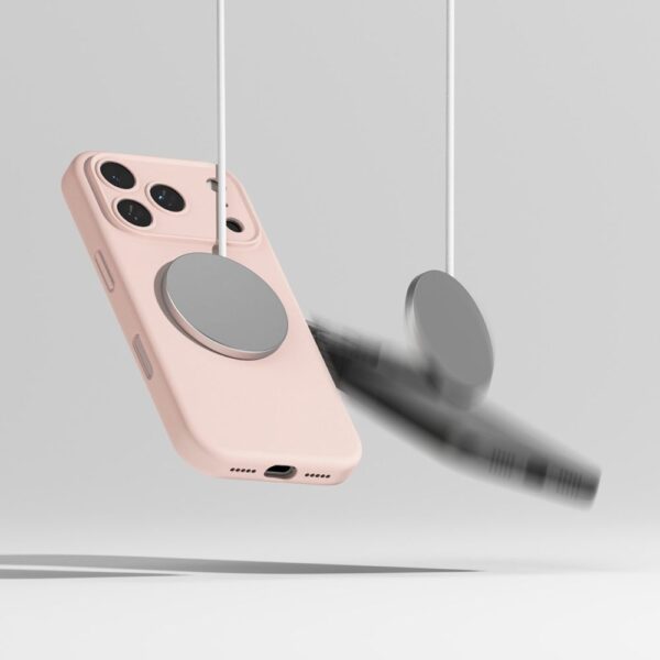 Ringke Silicone Magnetic MagSafe Case for iPhone 17 Pro Max - Pinkeng