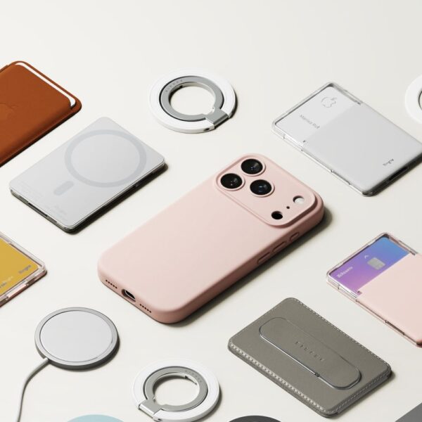 Ringke Silicone Magnetic MagSafe Case for iPhone 17 Pro Max - Pinkeng