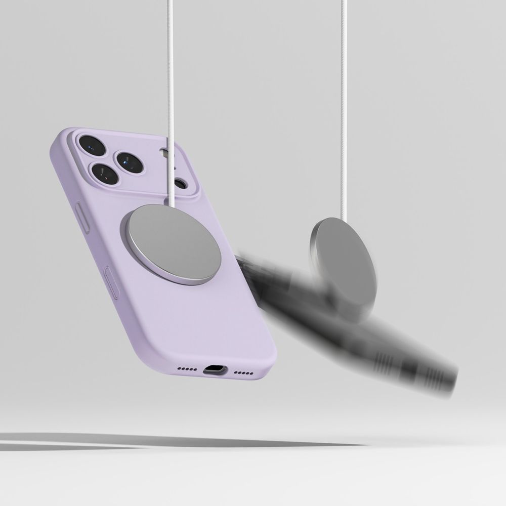 Ringke Silicone Magnetic MagSafe Case for iPhone 17 Pro Max - Purpleeng