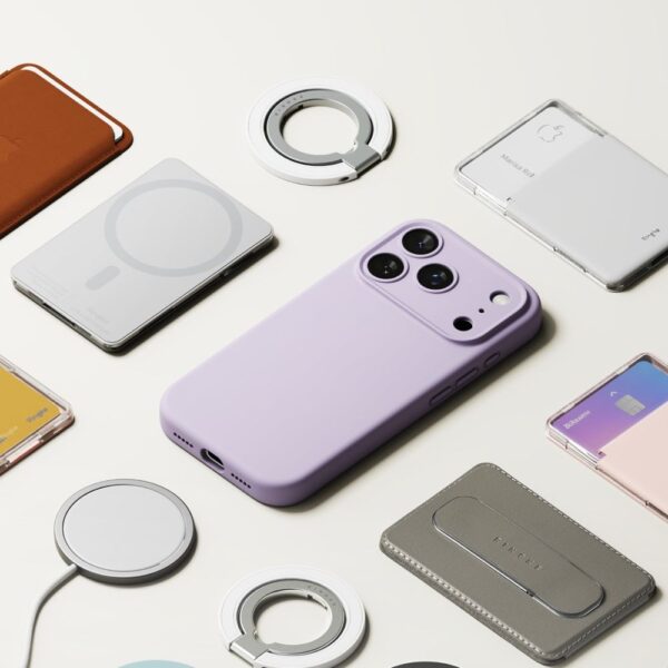 Ringke Silicone Magnetic MagSafe Case for iPhone 17 Pro Max - Purpleeng