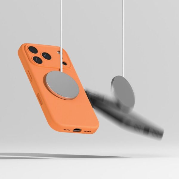 Ringke Silicone Magnetic MagSafe Case for iPhone 17 Pro Max - Orangeeng