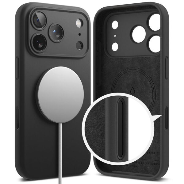 Ringke Silicone Magnetic MagSafe Case for iPhone 17 Pro - Purpleeng