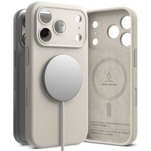 Ringke Silicone Magnetic MagSafe Case for iPhone 17 Pro - Beigeeng