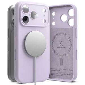 Ringke Silicone Magnetic MagSafe Case for iPhone 17 Pro - Blackeng