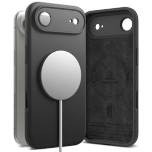 Ringke Silicone Magnetic MagSafe Case for iPhone 17 Air - Blackeng